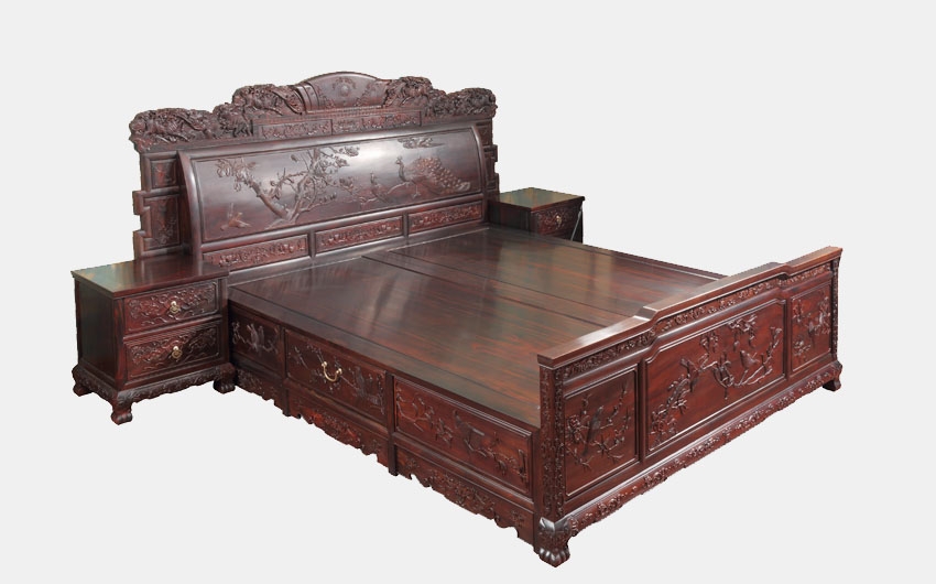 至尊孔雀大床